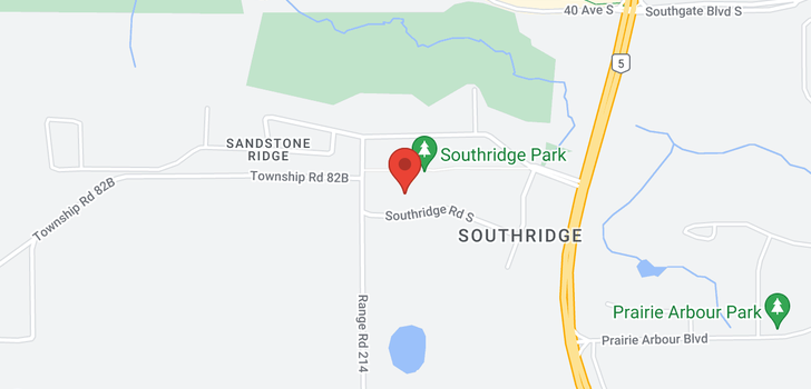 map of 2817 Southridge Road S